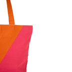 NoMorePlastic Bags - Shopper Magenta Orange - Nachhaltig - Hergestellt aus 100 % Bio-Baumwolle