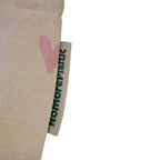 NoMorePlastic Bags - Nachhaltige Einkaufstasche Pink Hearts Hergestellt aus recycelter Bettwäsche