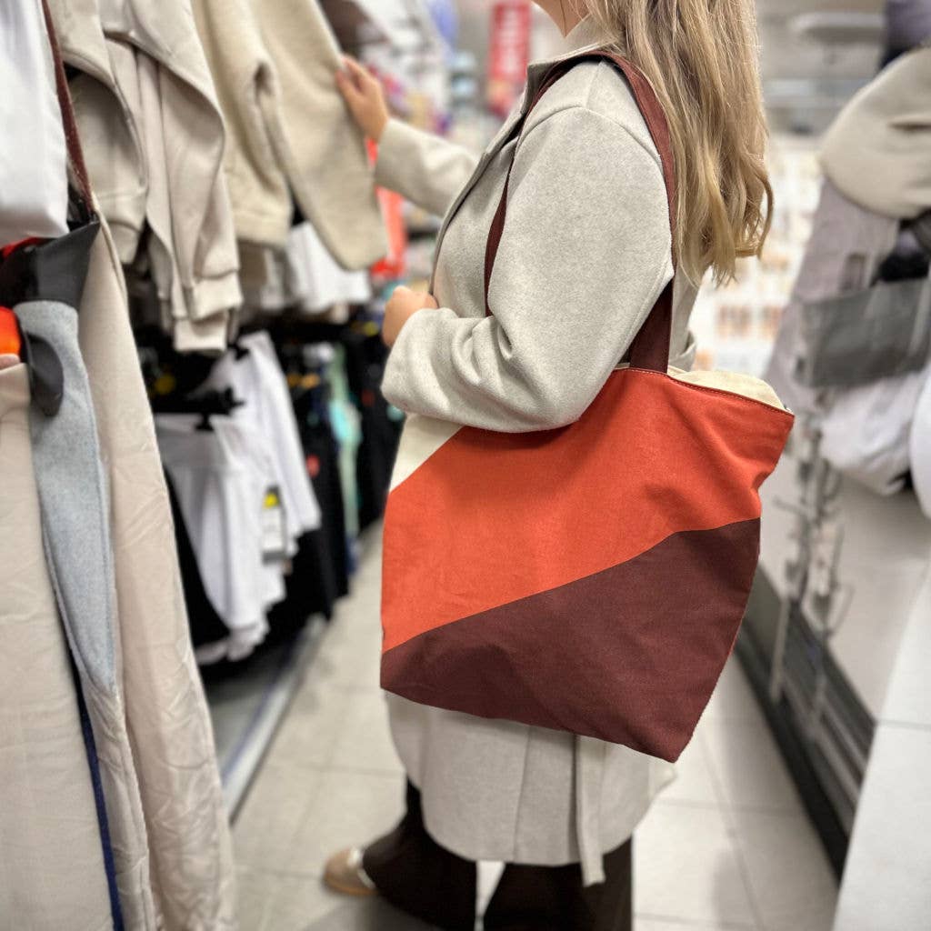 NoMorePlastic Bags - Shopper Tasche aus 100% Bio-Baumwolle – Herbst
