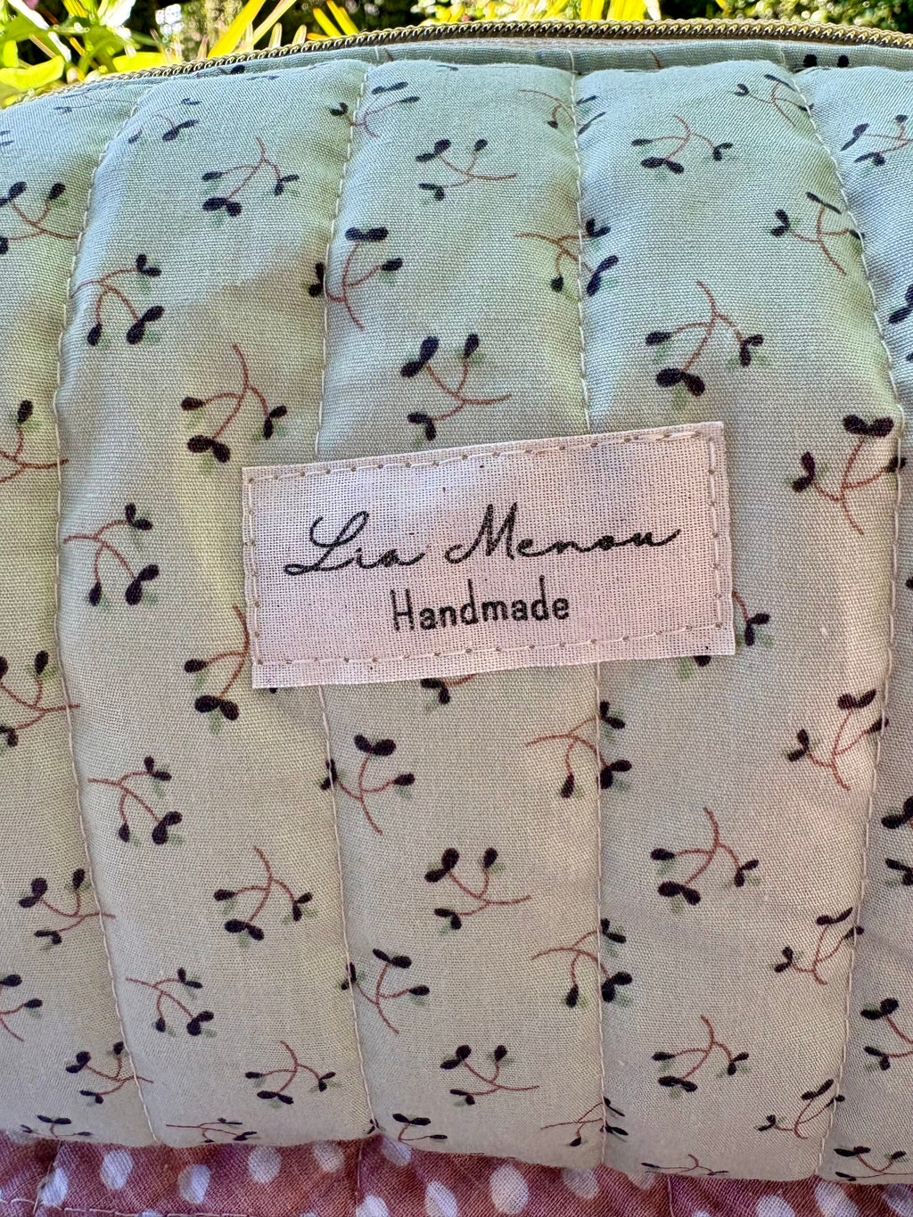 Große Kosmetiktasche – Handmade