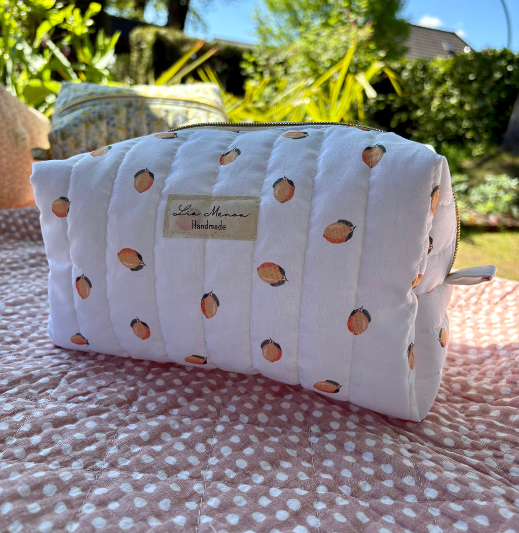 Große Kosmetiktasche – Handmade