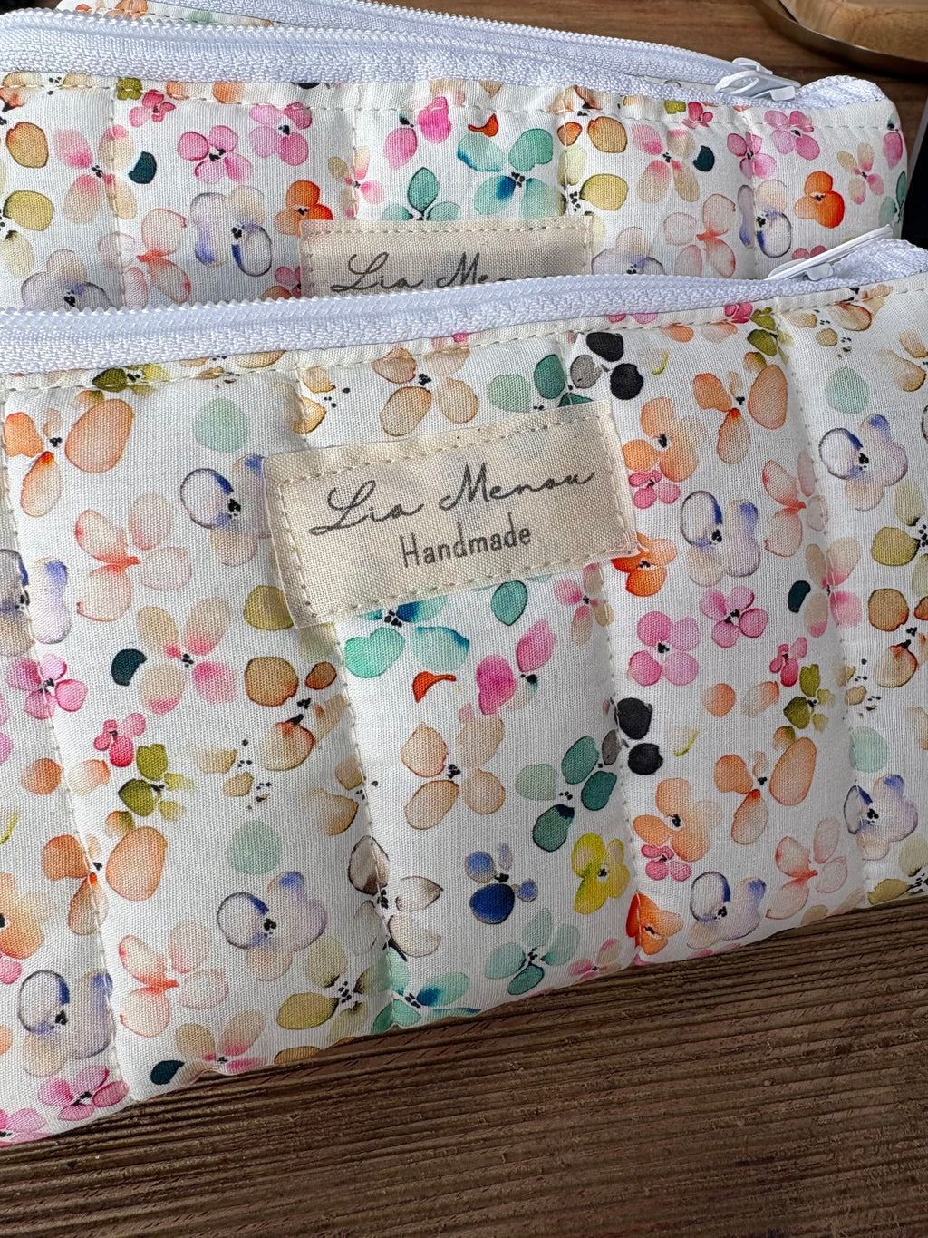 Brillenetui Federmäppchen bunte Muster handgemacht – Lia Menou