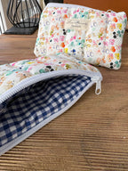 Brillenetui Federmäppchen bunte Muster handgemacht – Lia Menou