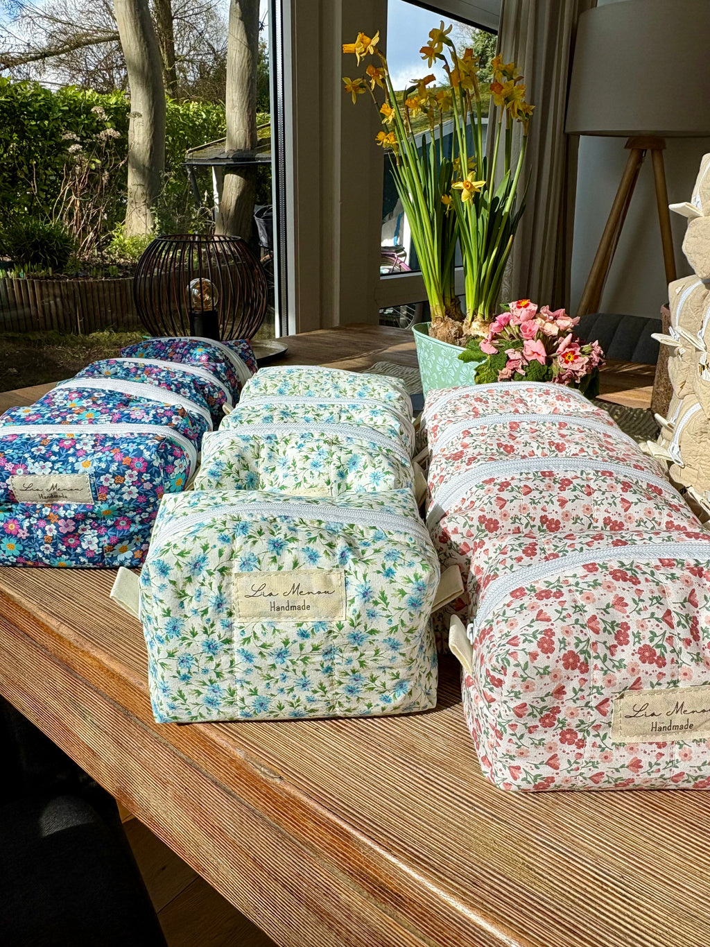 Mini Kosmetiktasche handgemacht – Lia Menou