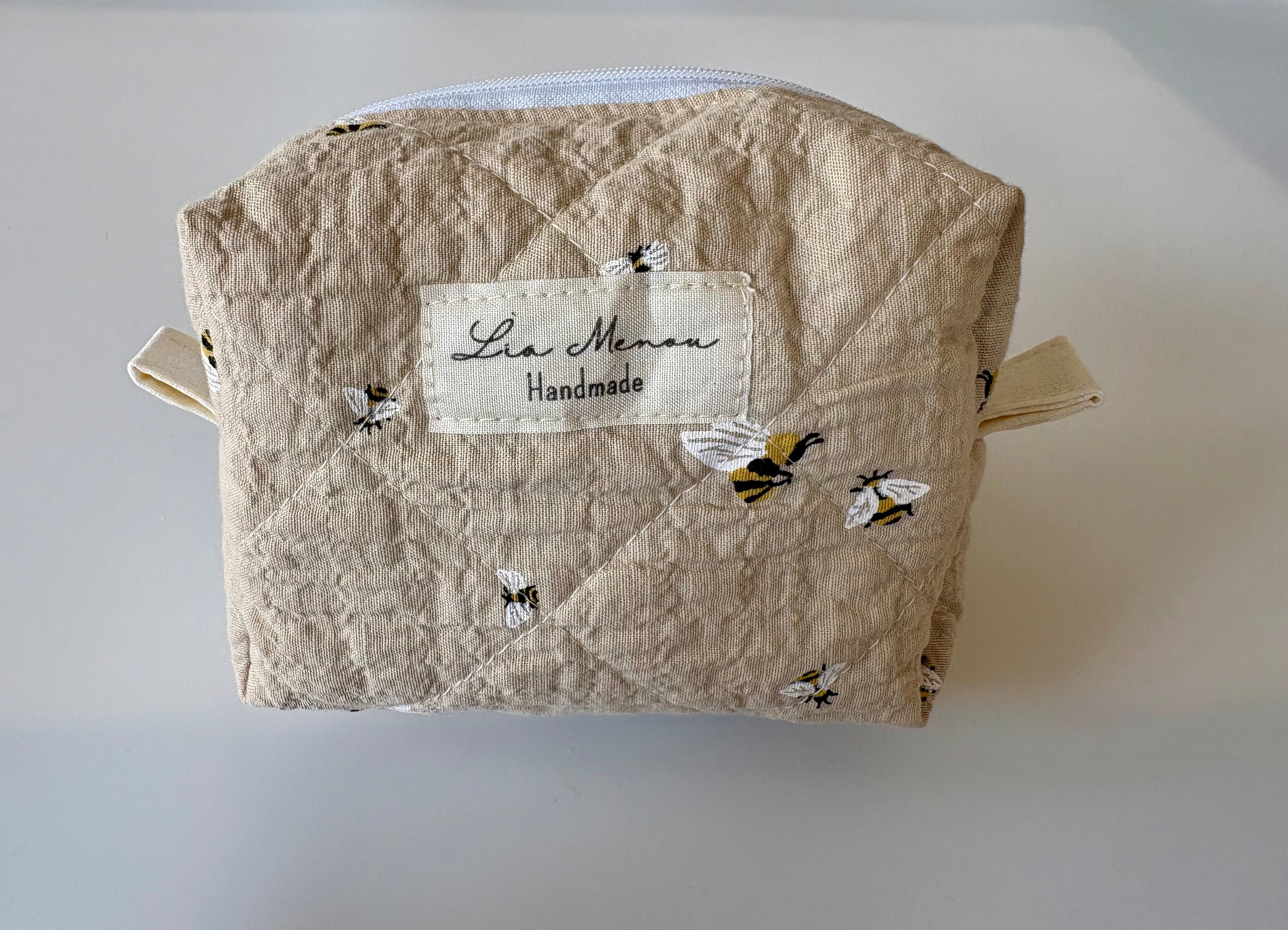 Mini Kosmetiktasche handgemacht – Lia Menou