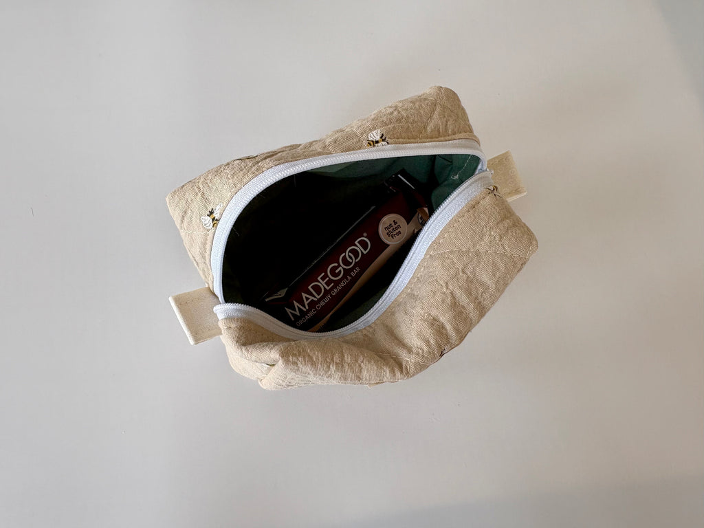 Mini Kosmetiktasche handgemacht – Lia Menou