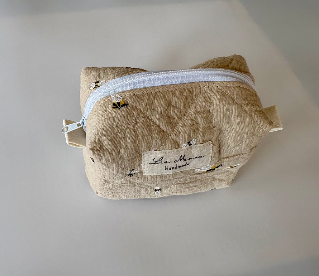 Mini Kosmetiktasche handgemacht – Lia Menou
