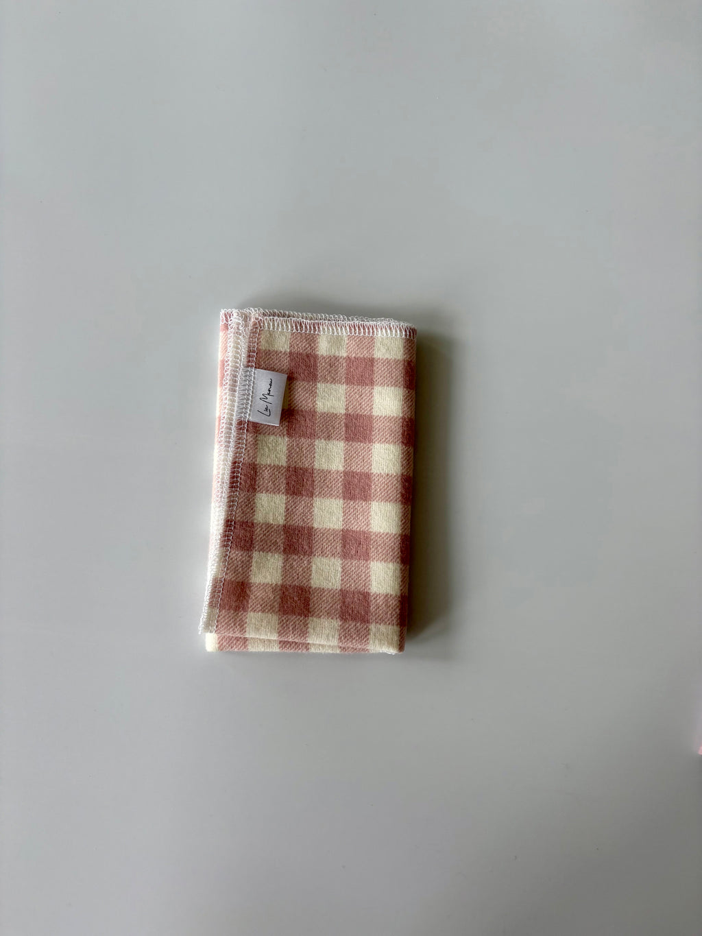 Karo rosa Wiederverwendbare Küchentücher handgemacht – Lia Menou