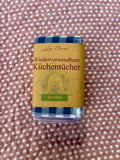 Küchentücher Set · 12 Stück · handgenäht aus Bio-Baumwolle