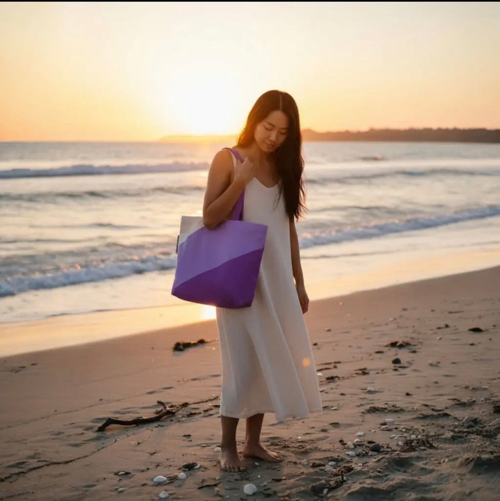 NoMorePlastic Bags - Nachhaltige Einkaufstasche Hell Lila