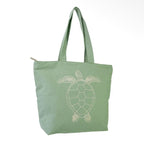 NoMorePlastic Bags - Nachhaltige Einkaufstasche Türkis Schildkröte