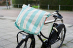 NoMorePlastic Bags - No-Waste MINT Shopper oder Strandtasche - Hergestellt aus recycelter Bettwäsche